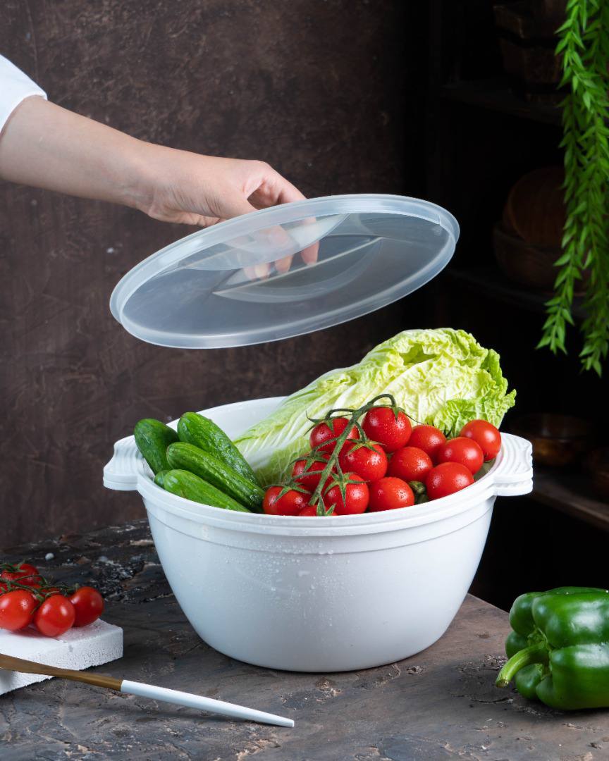 آبكش و لگن درب دار سزار